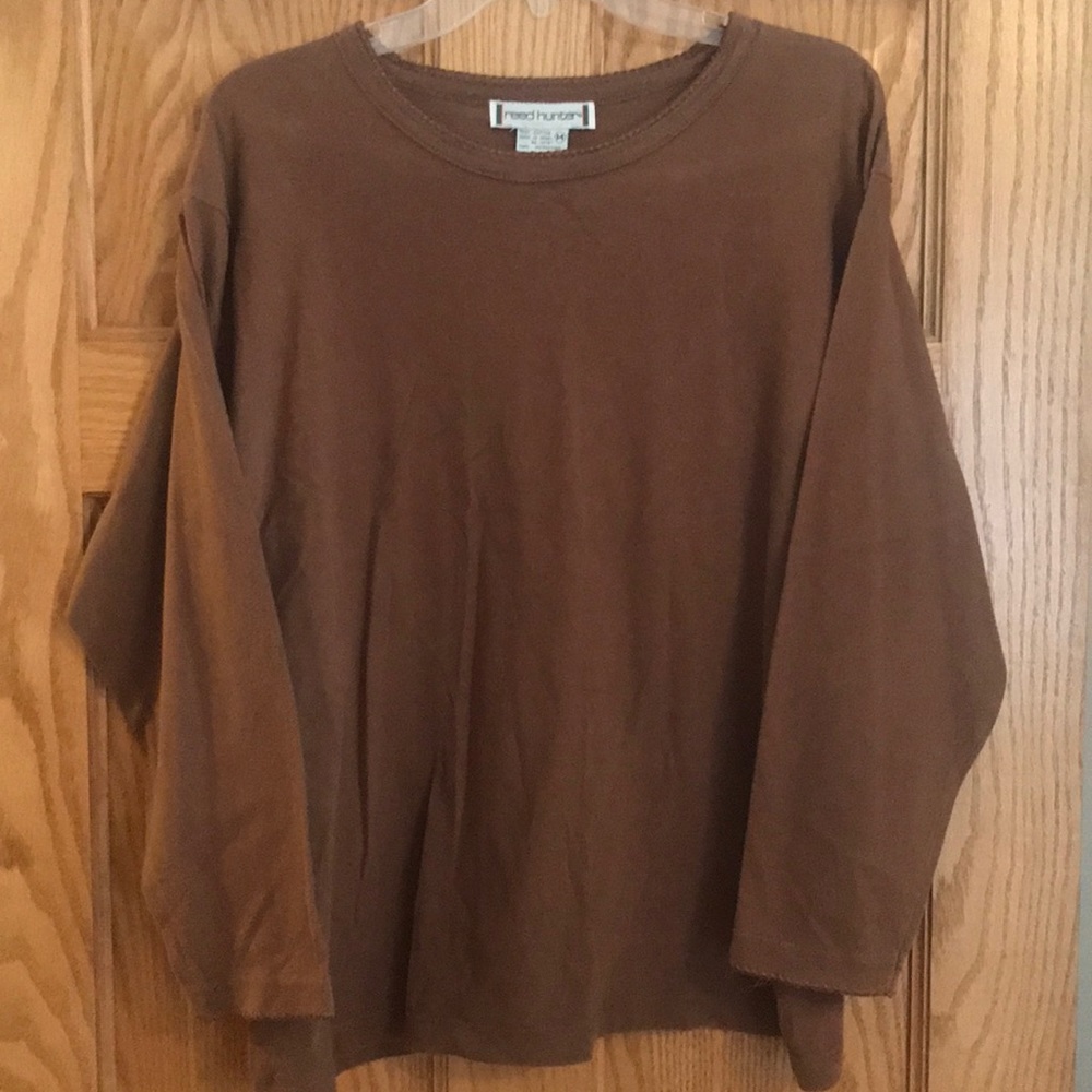 Brown long sleeve shirt